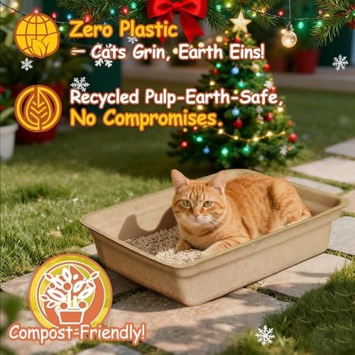 Disposable Litter Boxes for Cats Leak-Proof: 3/6/9/20/32-Pack Odor Control - Image 2