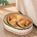Conlun Oval Cat Scratcher Bed | Scratching Bowl Lounge by Conlun