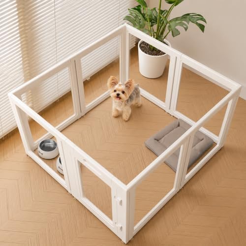 EVERFRONT Clear Acrylic Dog Playpen by Everfront