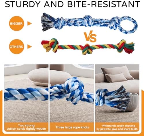 TLAZZ 2 Pack Chew Toys, for Aggressive Chewers - Image 4