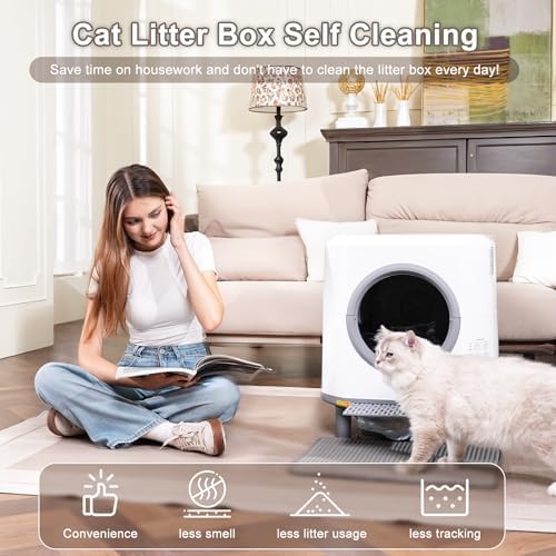 Automatic Litter Box, Self Cleaning Litter Box, Odor Control, 90L Capacity - Image 2
