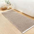 Long Bath Mat, Waffle Bathroom Runner Rug Non Slip Washable, 24 x 72 by GRLYUH