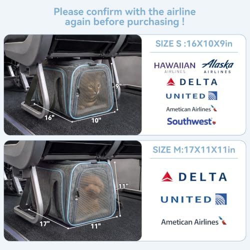 Petsfit Small Expandable Cat Carrier - Image 3