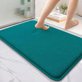 OLANLY Thick Memory Foam Bathroom Rugs 36x24, Absorbent Bath Mat, Deep Lake by OLANLY