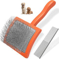 2PCS Slicker Brush for Dogs & Pet Comb, Professional Dog Grooming Brush by Unknown