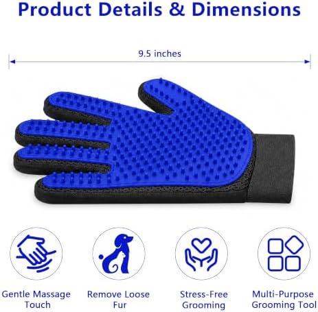 Pet Hair Removal Glove with Silicone Tips - Image 2
