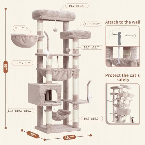 Gitelsnour Cat Tree, Big Hammock GCT020MU - Image 6
