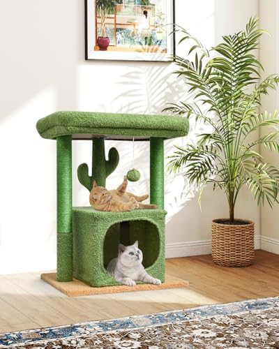 SYANDLVY 27" Cactus Cat Tree for Indoor Cats - Image 2