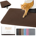 Cat Litter Mat 16"x20", Double Layer EVA litterbox Mat by BLISSSTORM