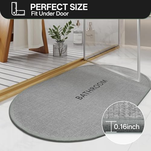 Bath Mat Non Slip, Quick Dry Bathroom Rug Under Door - Image 3