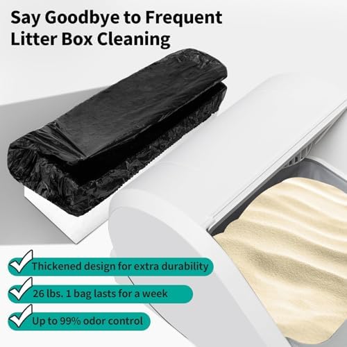 50 Pcs Trash Bags for Popur X5 Litter Box - Image 6
