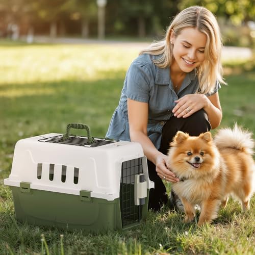 Magshion 18 Inch Hard-Sided Dog Cat Carrier - Image 4
