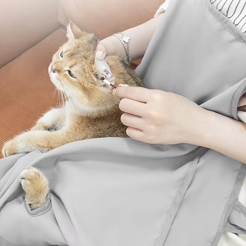Pet Grooming Apron, Anti-Scratch Cat Holding - Image 7