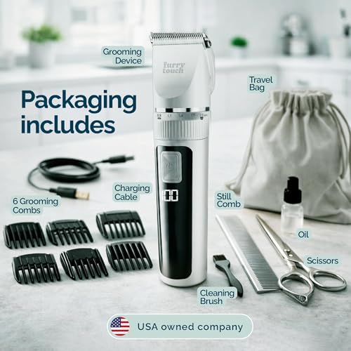 Dog Clippers, Dog Hair Trimmer & Cordless Dog Grooming Kit - Image 6