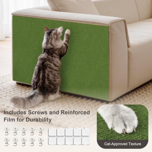 Small Cat Scratcher, 23.6x11.8 Cat Scratch Furniture Protector - Image 4
