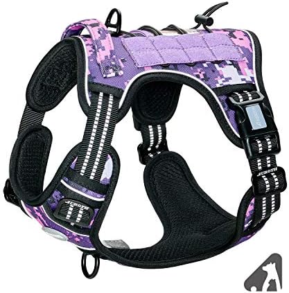 AUROTH Tactical Dog Harness Medium Sized Dog No Pull Adjustable Dog Vest by AurothPets