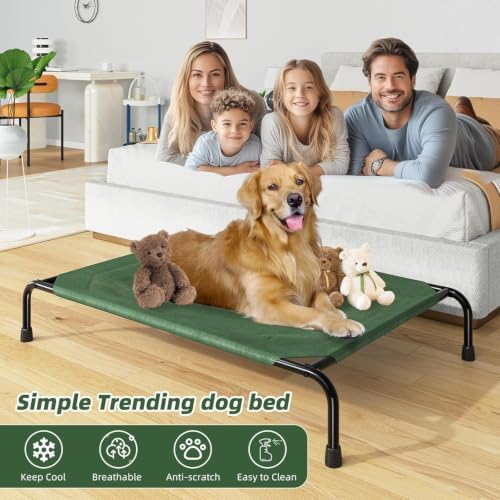 Simple Trending Raised Dog Bed for Large Dogs, Waterproof Dog Cot - Image 2
