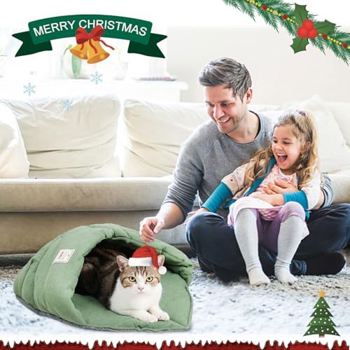 Cat Sleeping Bag Cave Bed with Non-Slip Bottom - Image 7