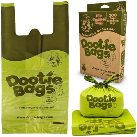 The Original Dootie Bag is Back! Pooch Approved Large Dootie Bags, Dog Poop by GoGoStik
