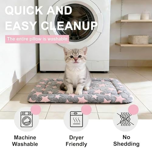 Dog Bed Mat - Soft Crate Pad for Kennel, Durable Pet Bed for Small Dogs & Cats - Image 7