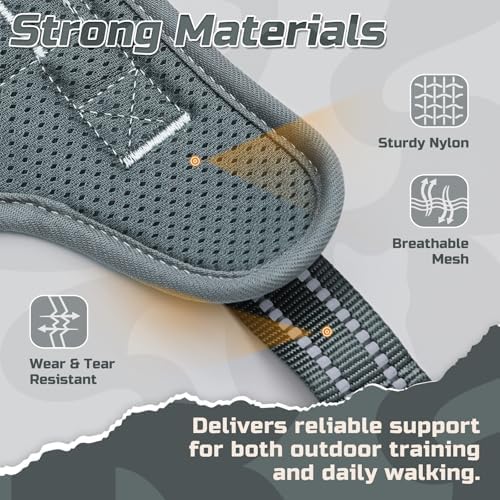 rabbitgoo Tactical Dog Harness for Large, No Pull Military Service Vest - Image 4