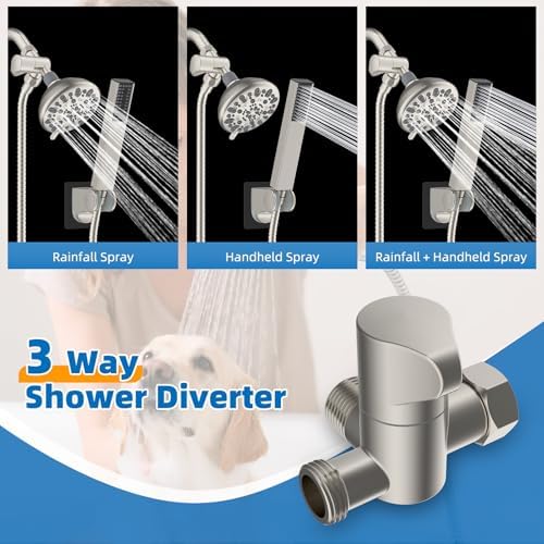 Hibbent cUPC Certified All Metal Dog Sprayer Attachment Set, Brushed Nickel - Image 3