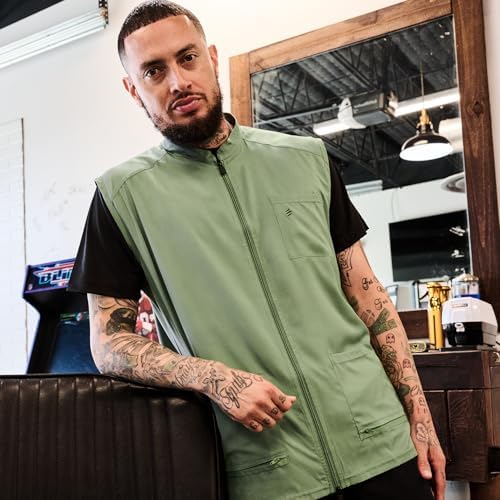 Barber Strong Barber Vest, Men's Hair Repellent, Lightweight & Breathable Mesh - Image 3