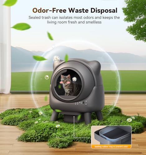 Automatic Litter Box, FEELNEEDY Self Cleaning Litter Box, Odor Control Robot - Image 3