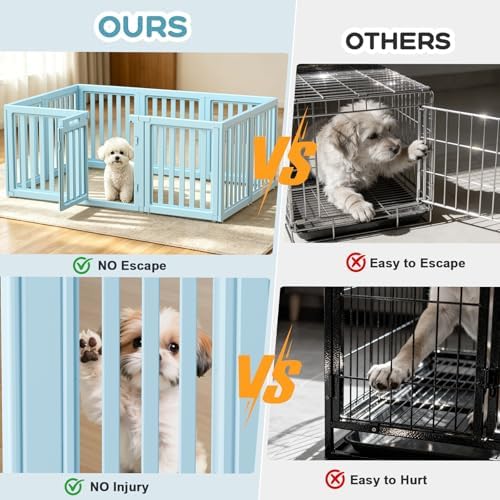 Dog Playpen Indoor, Puppy Playpen, 10 Panels - Image 2