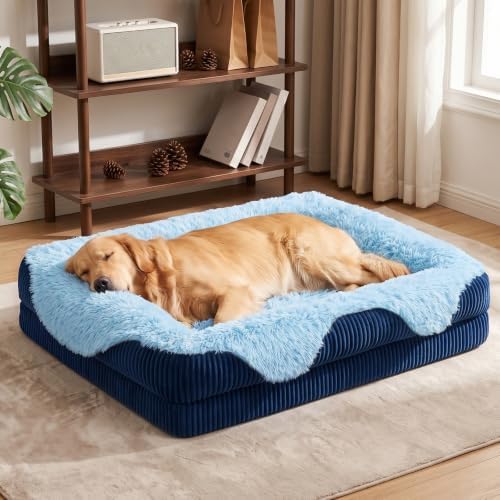 GASUR Orthopedic Dog Bed for Large Sized Dog, Washable XL Dog Couch Beds by GASUR