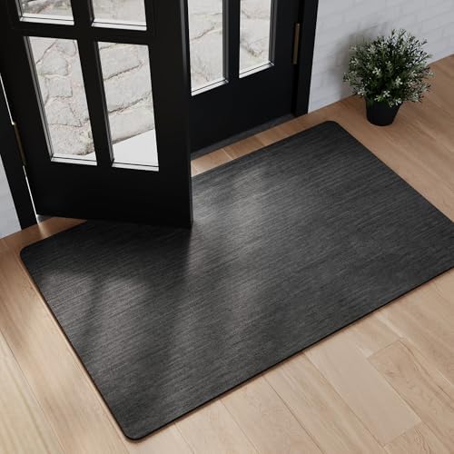 Mecko Bath Mat Ultra Thin Black - Image 2