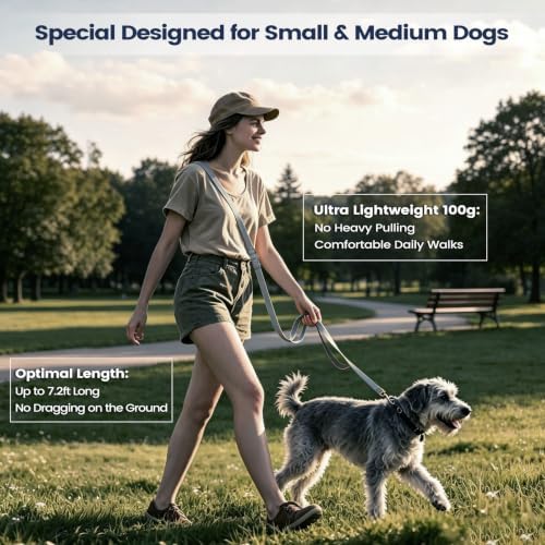 Hands Free Dog Leash, Crossbody Waist Dog Leash, Small Medium Dog Walking - Image 3