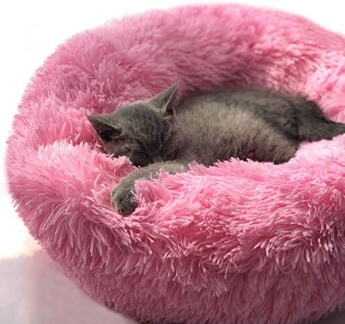 Cat Bed for Indoor Cats, Mini Plush Self Warming Kitten Bed, 20 Inch - Image 6