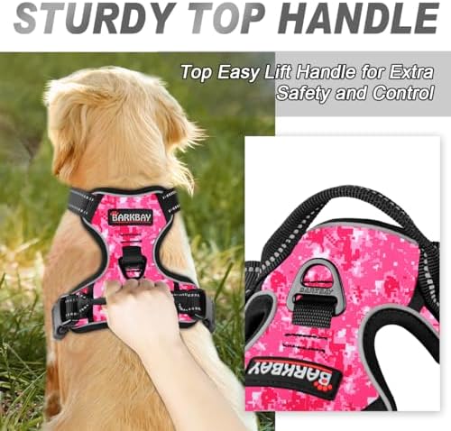 BARKBAY Dog Harness No Pull for Small Sized Dog Front Back Clips, Dog Vest - Image 3