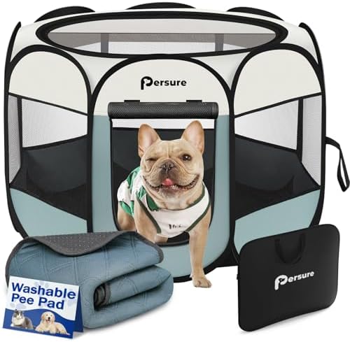 Persure Cat Dog Playpen Tent Crate Cage by PERSURE