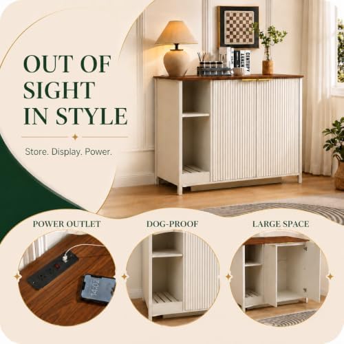 Forest Gravity Extra Large Litter Box Cabinet - Image 4