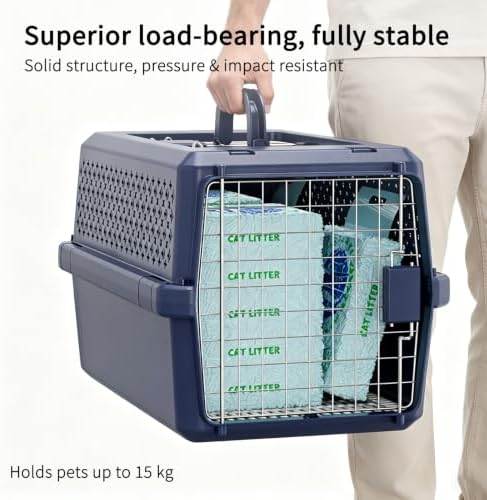 RIZZRAI Dog Carrier for Cats & Small Dogs: Airline-Friendly Travel Crate - Image 4