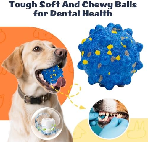 HIPPIH Dog Balls Tennis Balls, Dog Chew Toys - Image 3
