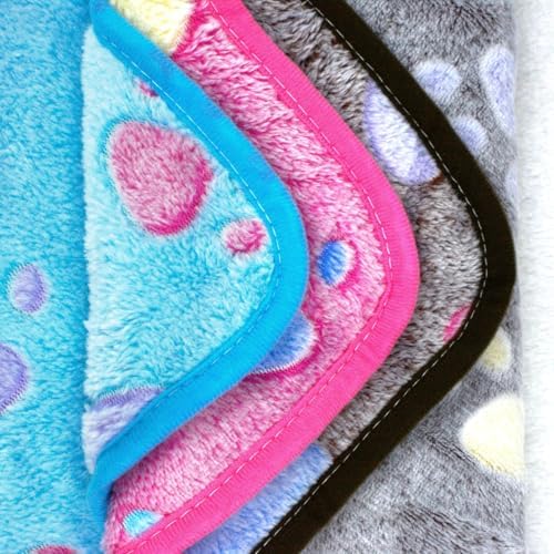 Dog Blankets for Small Dogs and Puppies, 3 Pack Washable Pet Blankets 30" x 20" - Image 7