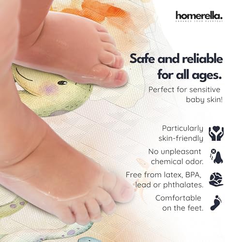 homerella Bathtub Mat Non Slip Kids 40x16 Baby Bath Mat Non Slip Anti Mold - Image 2