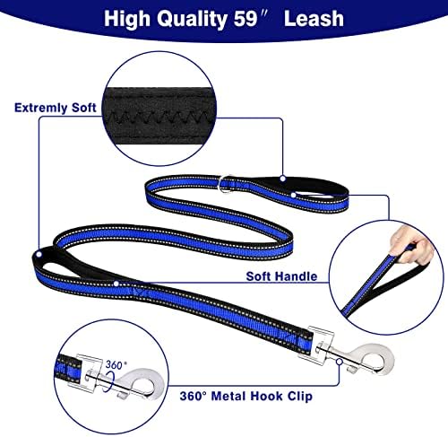 WINSEE All-in-One Reflective Dog Harness, Collar & Leash Set, No Pull - Image 4
