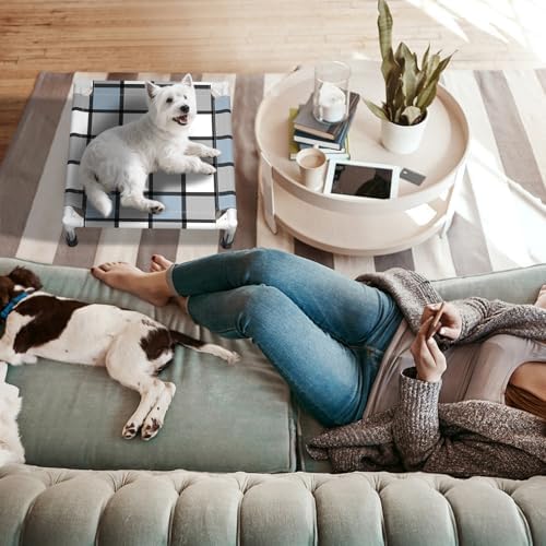 Caghash Elevated Outdoor Raised Dog Bed, Lifted Dog Cot - Image 5