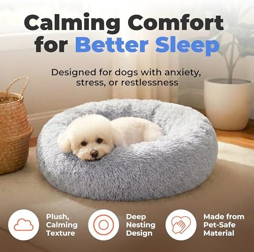 Best Pet Supplies Round Calming Dog Bed - Image 2