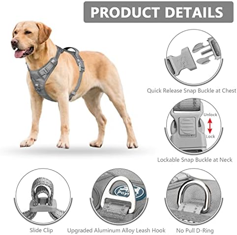 PoyPet No Pull Dog Harness, Reflective Vest - Image 7