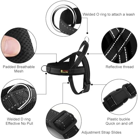 Plutus Pet No Pull Dog Harness for Small Dogs, Breathable Mesh Padded - Image 2