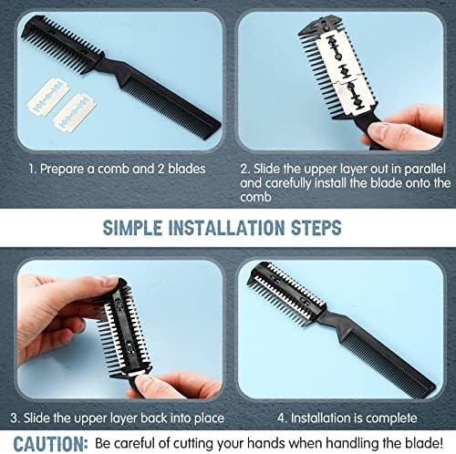 Yinkin 5 Pcs Dog Razor Comb - Image 3