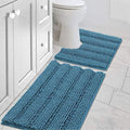 H.VERSAILTEX Bathroom Rugs Bath Rug Set 2 Piece Bathroom Contour Rug Toilet Mat by HVERSAILTEX