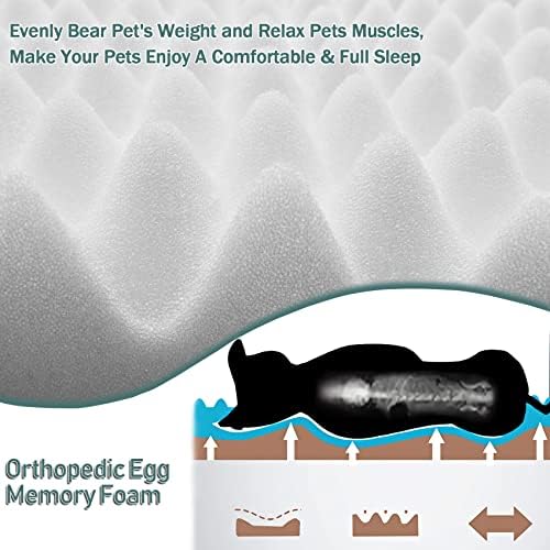42x28 Dog Crate Bed XL Large Memory Foam Kennel Pad - Image 2