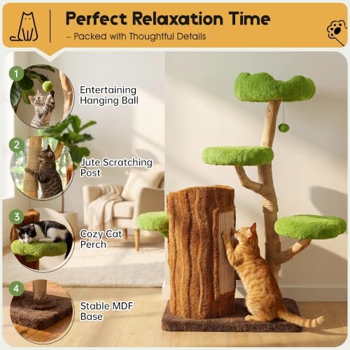 KAMABOKO 57 Inch Luxury Cat Tree - Image 6