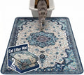Hompet Cat Litter Mat 2 Pack, 48x60 Large Machine Washable Trapping Mats by Hompet